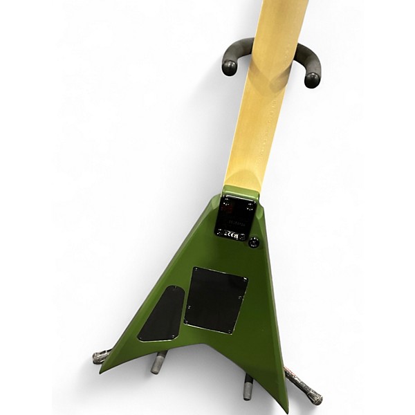 Used Jackson js 32 king v army green Solid Body Electric Guitar