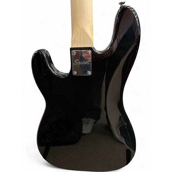 Used Squier Precision Bass Black Electric Bass Guitar