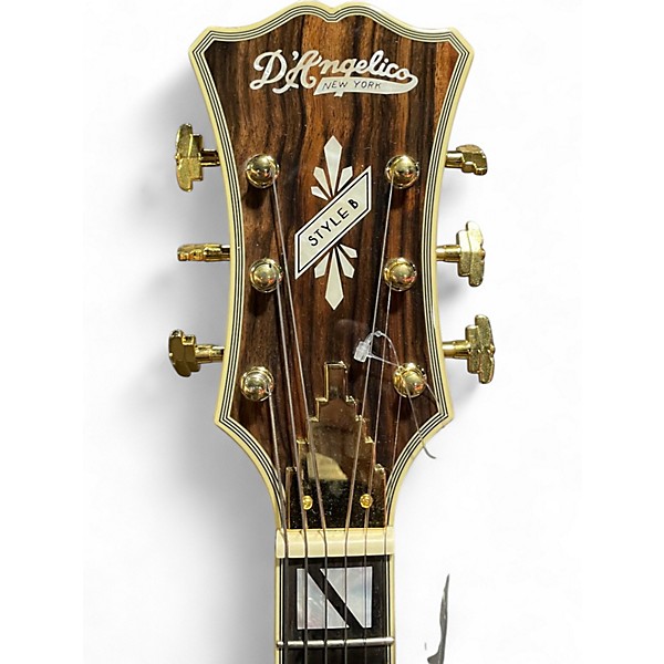 Used D'Angelico Excel Style B Amber Hollow Body Electric Guitar