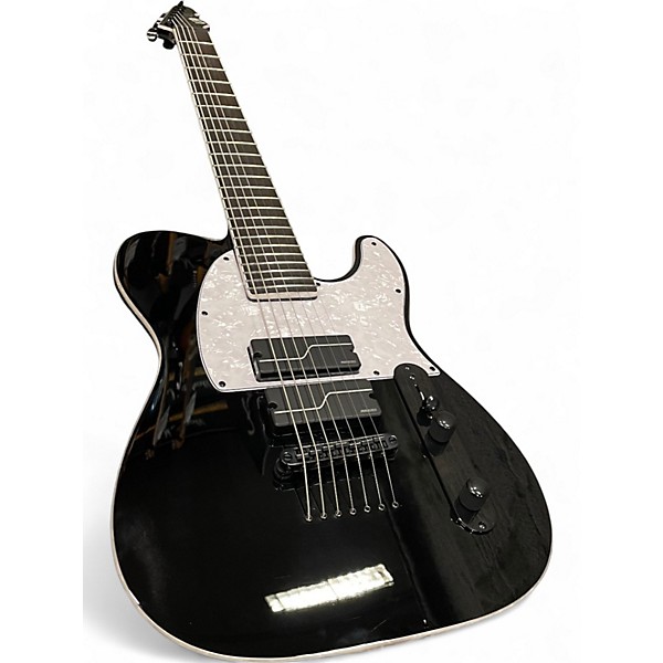 Used ESP LTD SCT607B Stephen Carpenter Signature 7 String Black Solid Body Electric Guitar