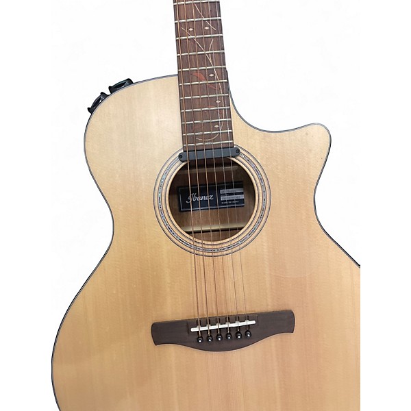 Used Ibanez AE275-LGS Natural Acoustic Electric Guitar