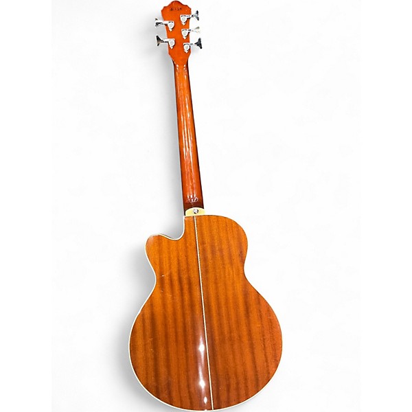 Used Ibanez AEB105E Natural Acoustic Bass Guitar