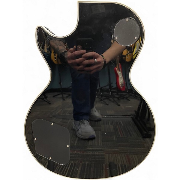 Used Epiphone Les Paul Custom Silverburst Solid Body Electric Guitar