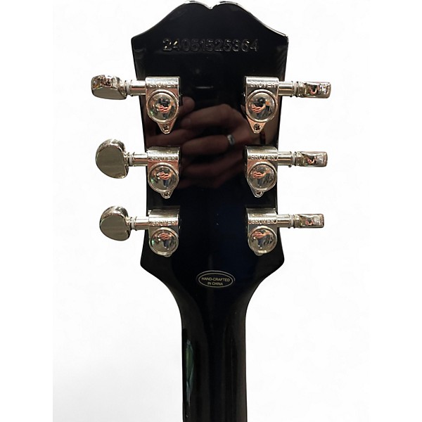 Used Epiphone Les Paul Custom Silverburst Solid Body Electric Guitar