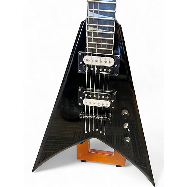 Used 2022 Jackson JS32T King V Black Solid Body Electric Guitar