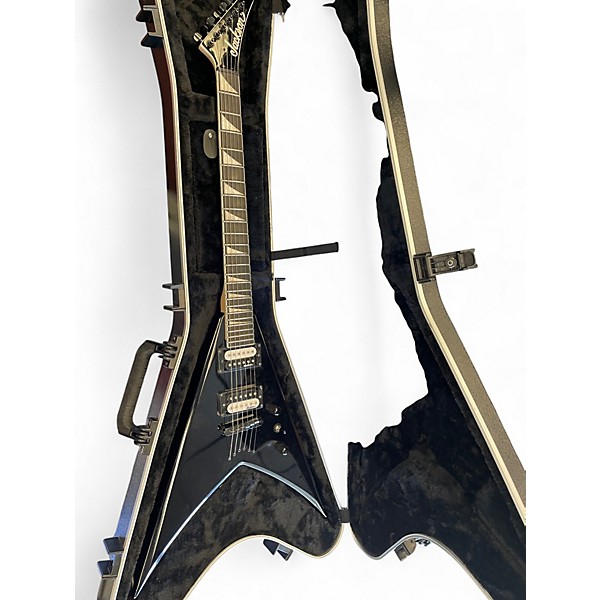 Used 2022 Jackson JS32T King V Black Solid Body Electric Guitar