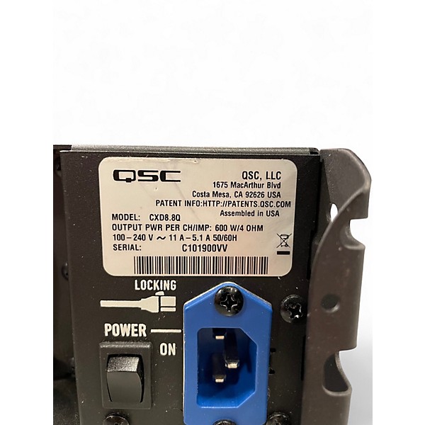Used QSC CXD8.8Q Power Amp