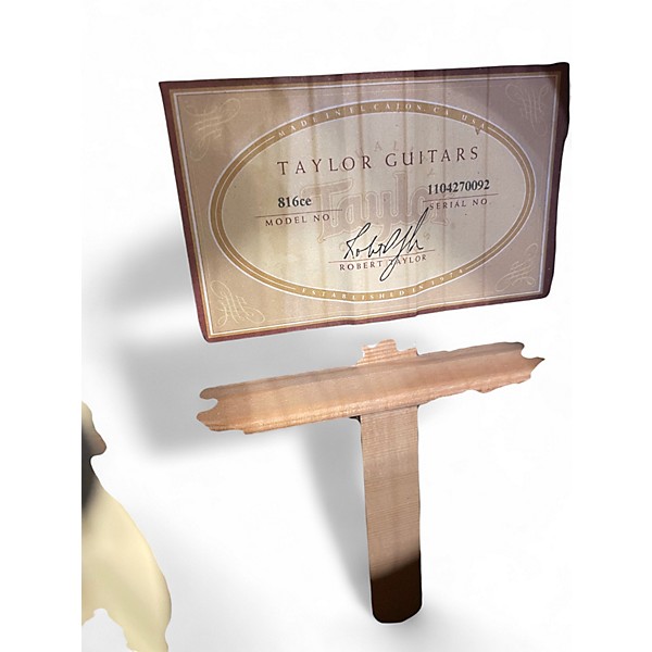 Used Taylor 816CE Natural Acoustic Electric Guitar