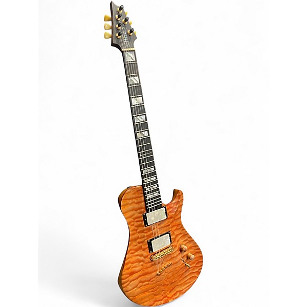 Used Warrior Isabella 59  5A QUILT MAPLE TOP Solid Body Electric Guitar