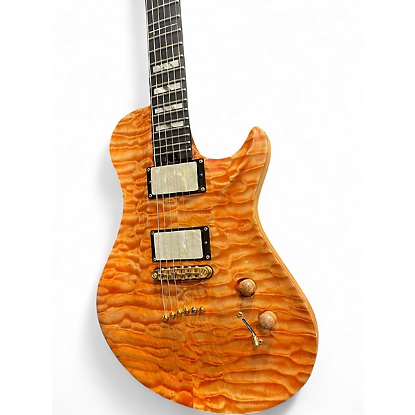 Used Warrior Isabella 59  5A QUILT MAPLE TOP Solid Body Electric Guitar