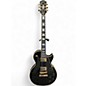 Used Epiphone Les Paul Custom Pro Black and Gold Solid Body Electric Guitar thumbnail