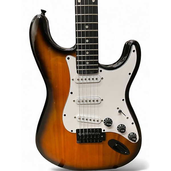 Used Lyx Pro S-Type 2 Color Sunburst Solid Body Electric Guitar