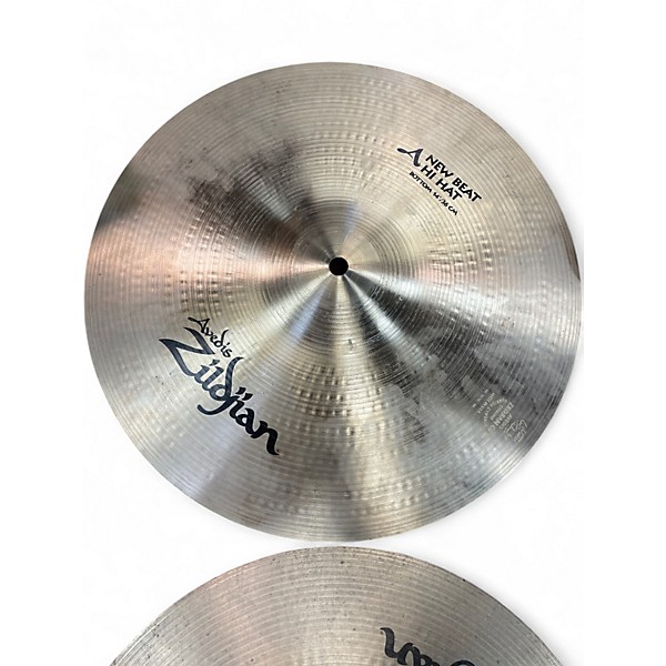 Used Zildjian 14in New Beat Hi Hat Pair Cymbal