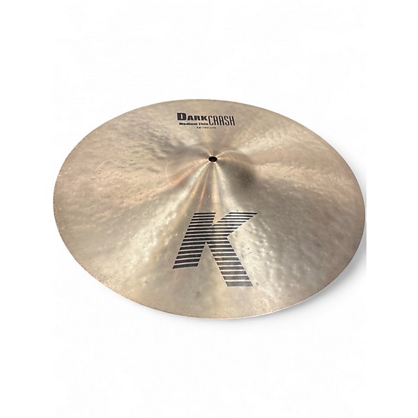 Used Zildjian 18in K Medium Dark Thin Crash Cymbal