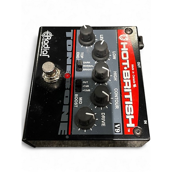 Used Radial Engineering Tonebone Hot British Tube Drive Effect Pedal