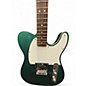 Used Squier Classic Vibe 1960s Custom Esquier Tele Sherwood Green Solid Body Electric Guitar