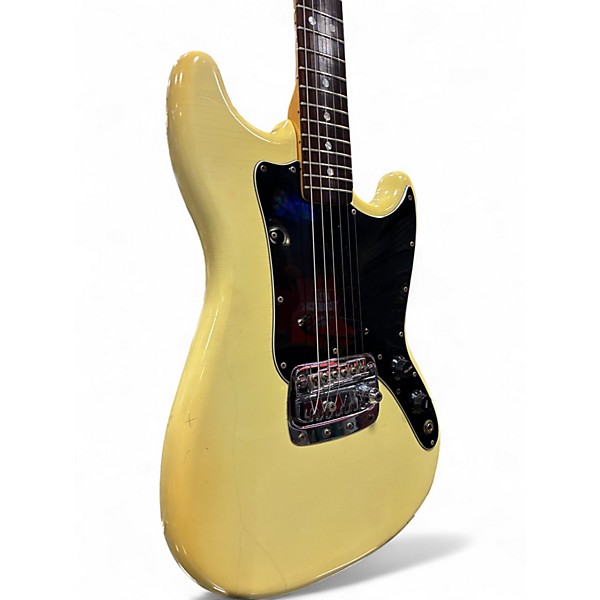 Vintage 1980 Fender Bronco Olympic White Solid Body Electric Guitar