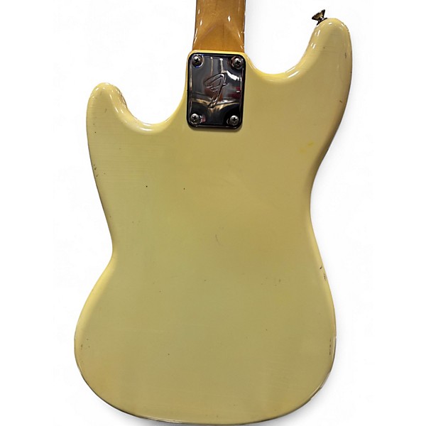 Vintage 1980 Fender Bronco Olympic White Solid Body Electric Guitar