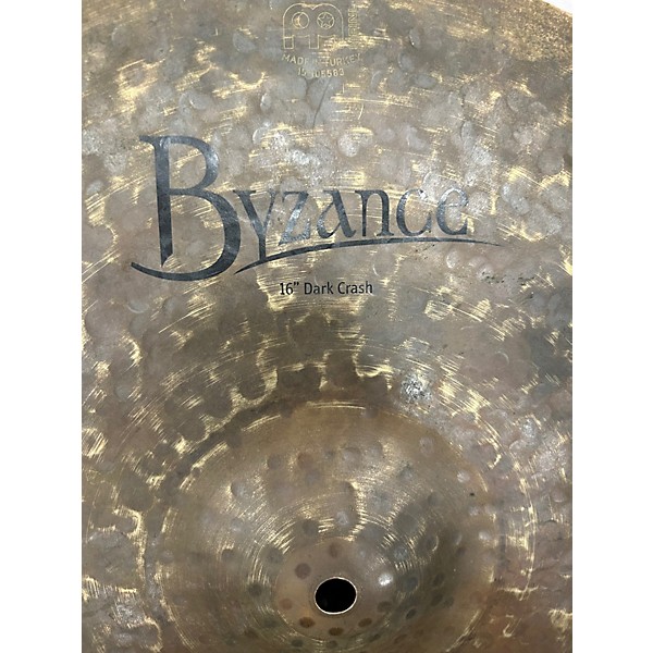 Used MEINL 16in Byzance Dark Crash Cymbal