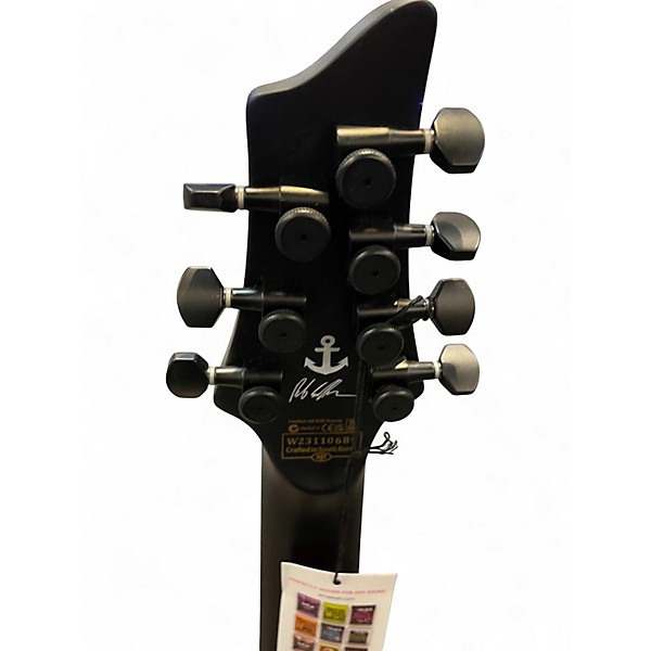 Used Schecter Guitar Research C-7 Multiscale Rob Scallon white Solid Body Electric Guitar