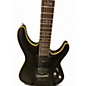 Used Schecter Guitar Research Demon 6 Black Solid Body Electric Guitar