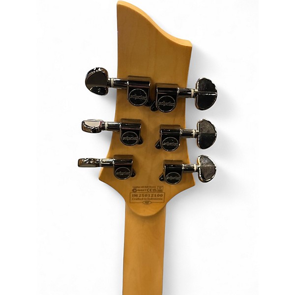 Used Schecter Guitar Research Demon 6 Black Solid Body Electric Guitar