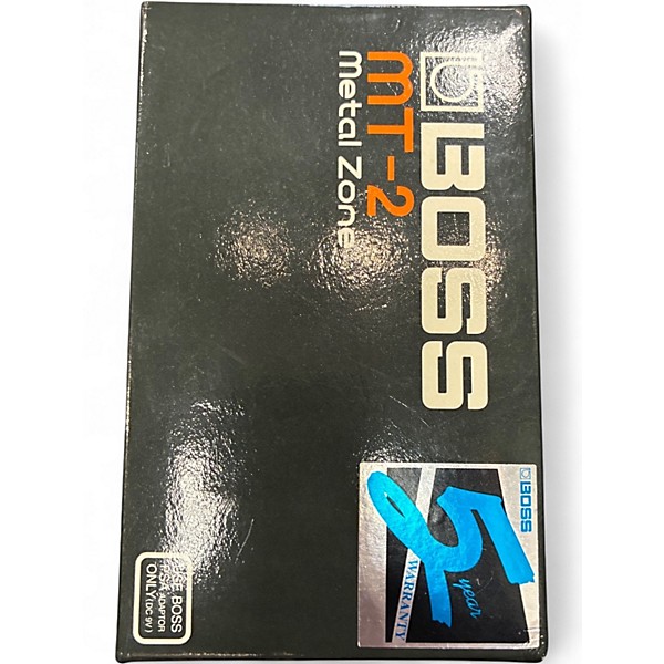 Used BOSS MT2 Metal Zone Distortion Effect Pedal