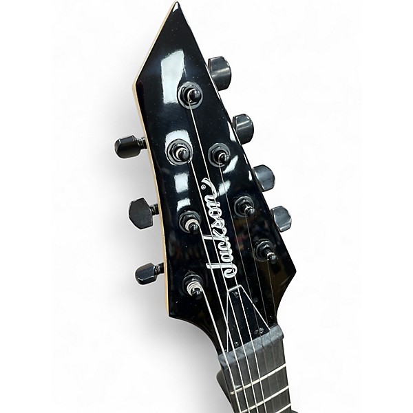Used Jackson JS22-7 Dinky 7 String Black Solid Body Electric Guitar