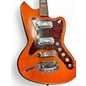 Used Silvertone 1478  Orange Solid Body Electric Guitar thumbnail