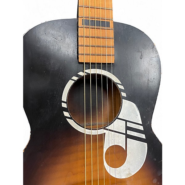 Used Kay Music Note Tobacco Burst Acoustic Guitar