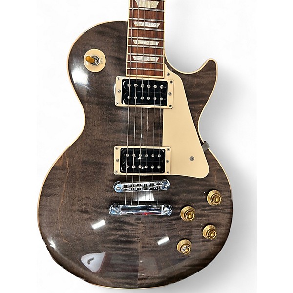 Used 2013 Gibson Les Paul Signature T Trans Ebony Solid Body Electric Guitar