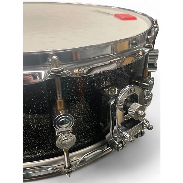 Used PDP by DW 14X5 Concept Series Maple Snare Black Sparkle Drum