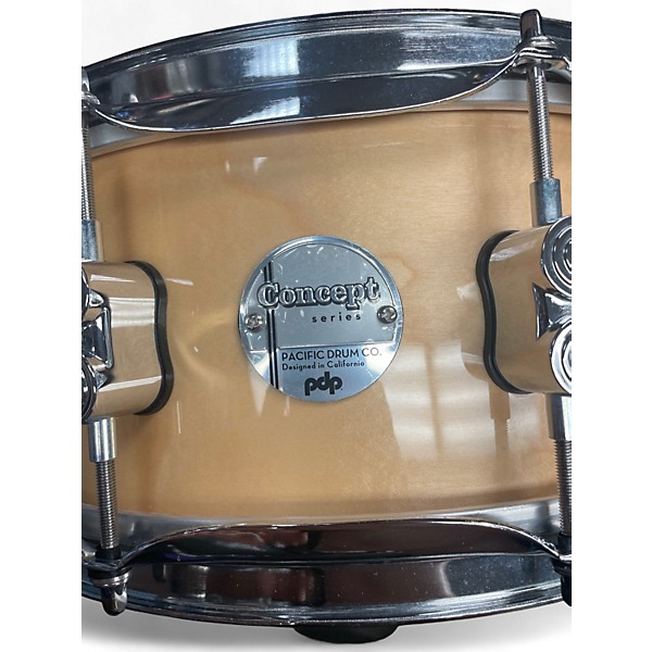 Used PDP by DW 14X5 Concept Series Maple Snare Natural Maple Drum