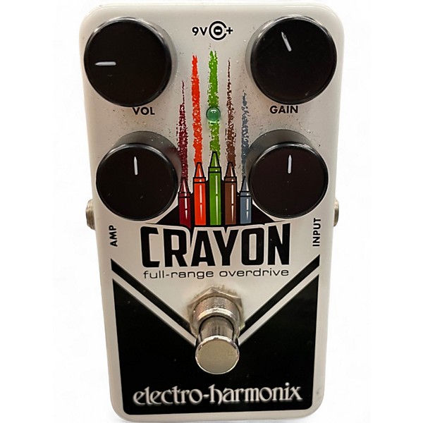 Used Electro-Harmonix Crayon Full Range Overdrive Effect Pedal
