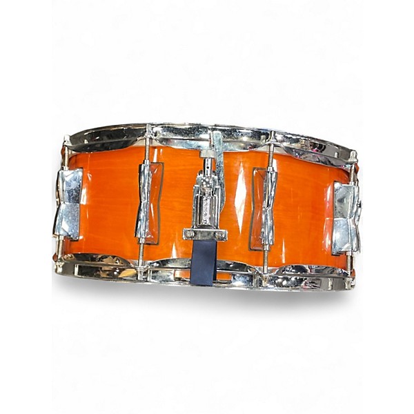 Used Yamaha 14X5.5 Stage Custom Snare HONEY AMBER Drum