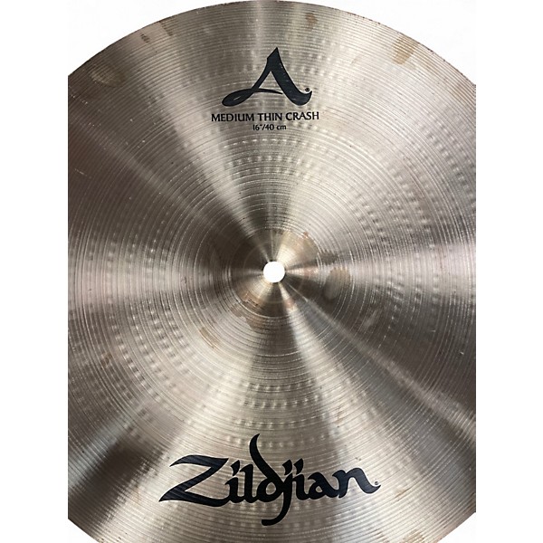 Used Zildjian 16in A Series Medium Thin Crash Cymbal