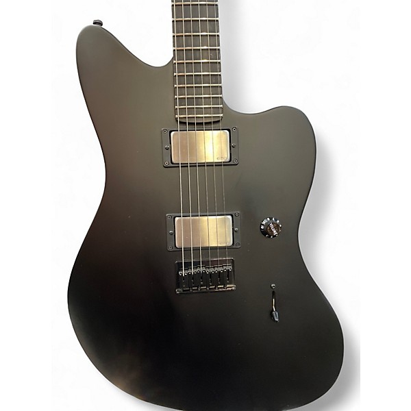 Used Fender Jim Root Signature Jazzmaster Black Solid Body Electric Guitar