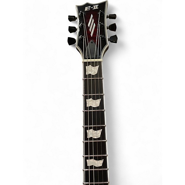 Used ESP E-II Eclipse Crimson Burst Solid Body Electric Guitar