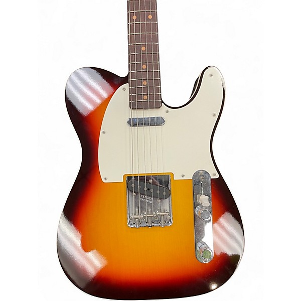 Used Fender Custom Shop Vintage Custom 1959 Telecaster Chocolate 3 Tone Sunburst Solid Body Electric Guitar