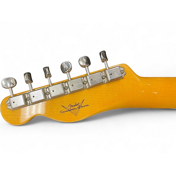 Used Fender Custom Shop Vintage Custom 1959 Telecaster Chocolate 3 Tone Sunburst Solid Body Electric Guitar