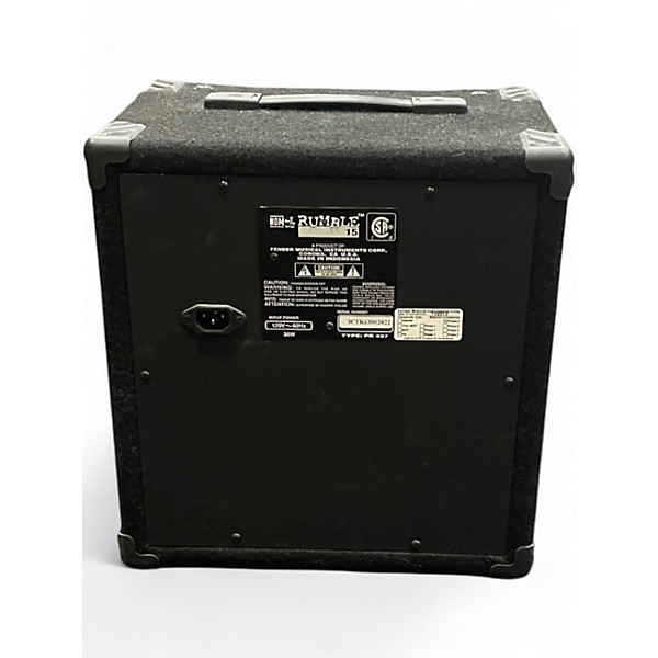 Used Fender Rumble 15 15W 1X8 Bass Combo Amp