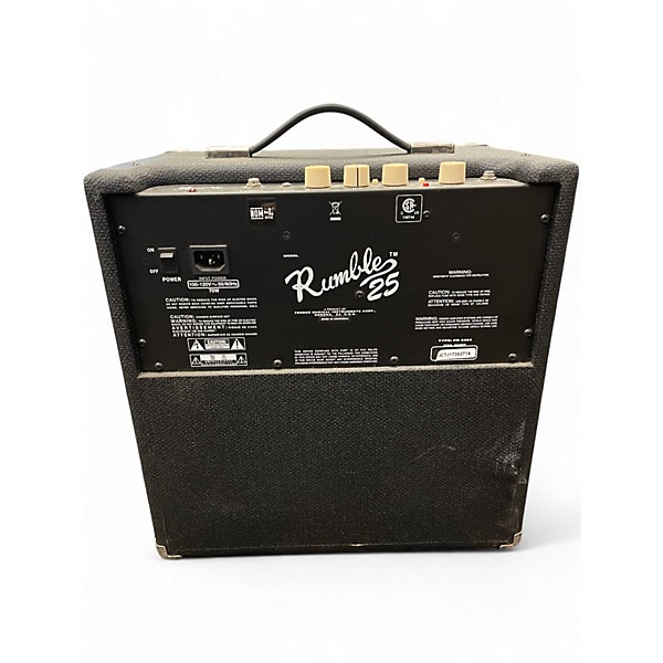 Used Fender Rumble 25 25W 1x8 Bass Combo Amp