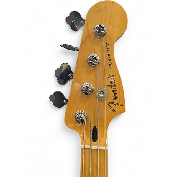 Used Fender Player Precision Bass Black Electric Bass Guitar