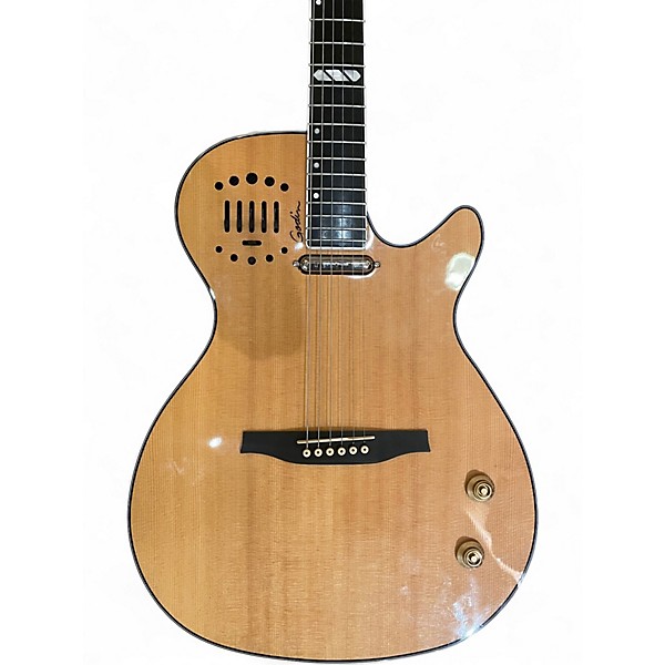 Used Godin MULTIAC STEEL Natural Acoustic Electric Guitar