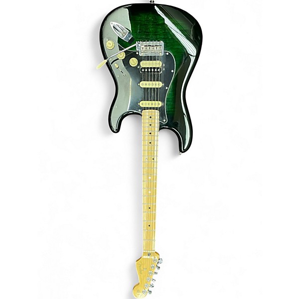 Used Fender Player Plus Stratocaster GREEN BURST Solid Body Electric Guitar