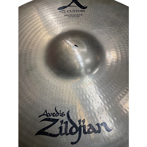 Used Zildjian 20in A Custom Medium Ride Cymbal