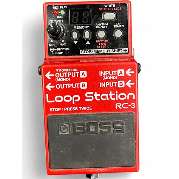 Used BOSS RC3 Loop Station Pedal