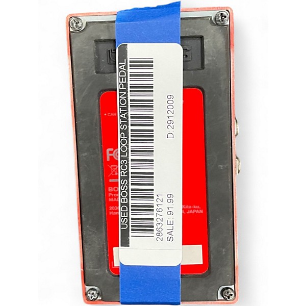 Used BOSS RC3 Loop Station Pedal