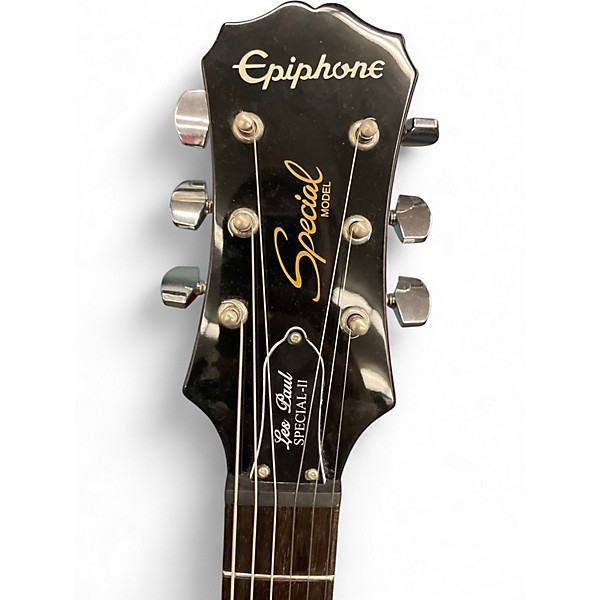 Used Epiphone Les Paul Special II Crimson Red Trans Solid Body Electric Guitar