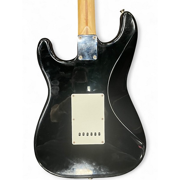 Used Fender Standard Stratocaster Black Solid Body Electric Guitar